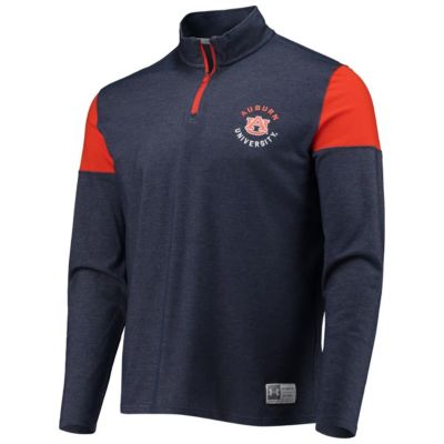 NCAA Under Armour Auburn Tigers Gameday Tri-Blend Quarter-Zip Jacket