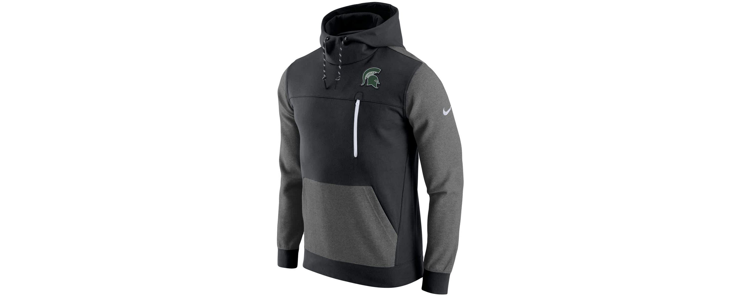 NCAA Nike Michigan State Spartans AV-15 2.0 Slim Fit Pullover Hoodie
