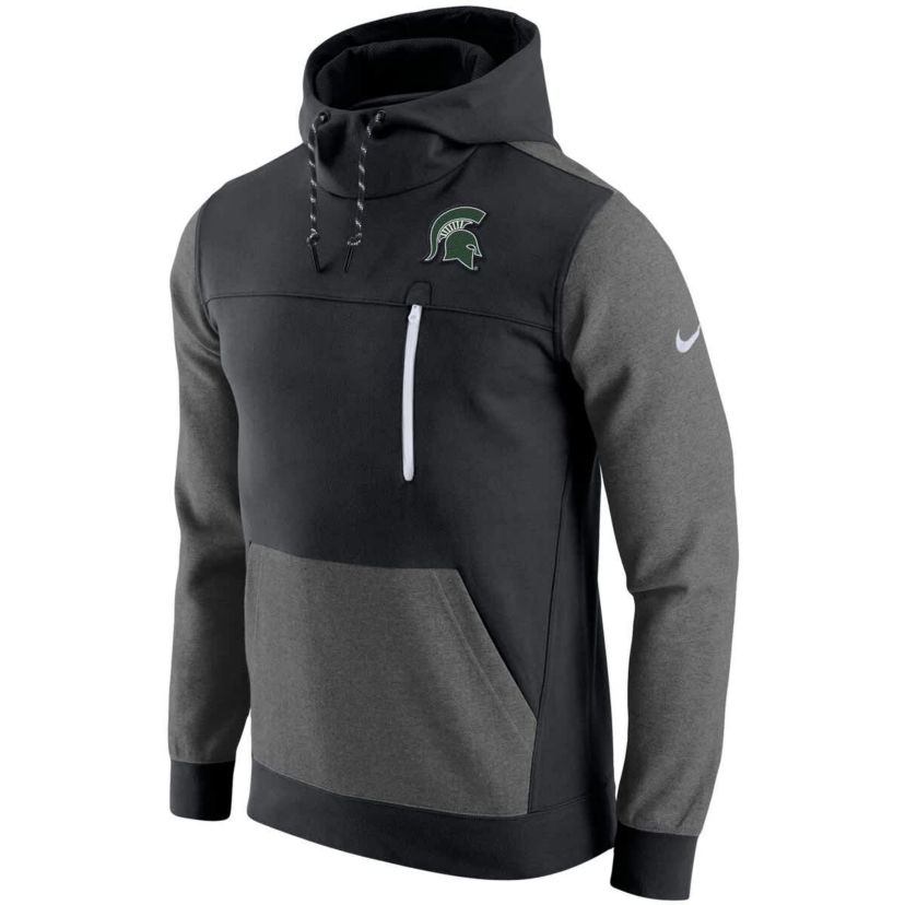 NCAA Nike Michigan State Spartans AV-15 2.0 Slim Fit Pullover Hoodie