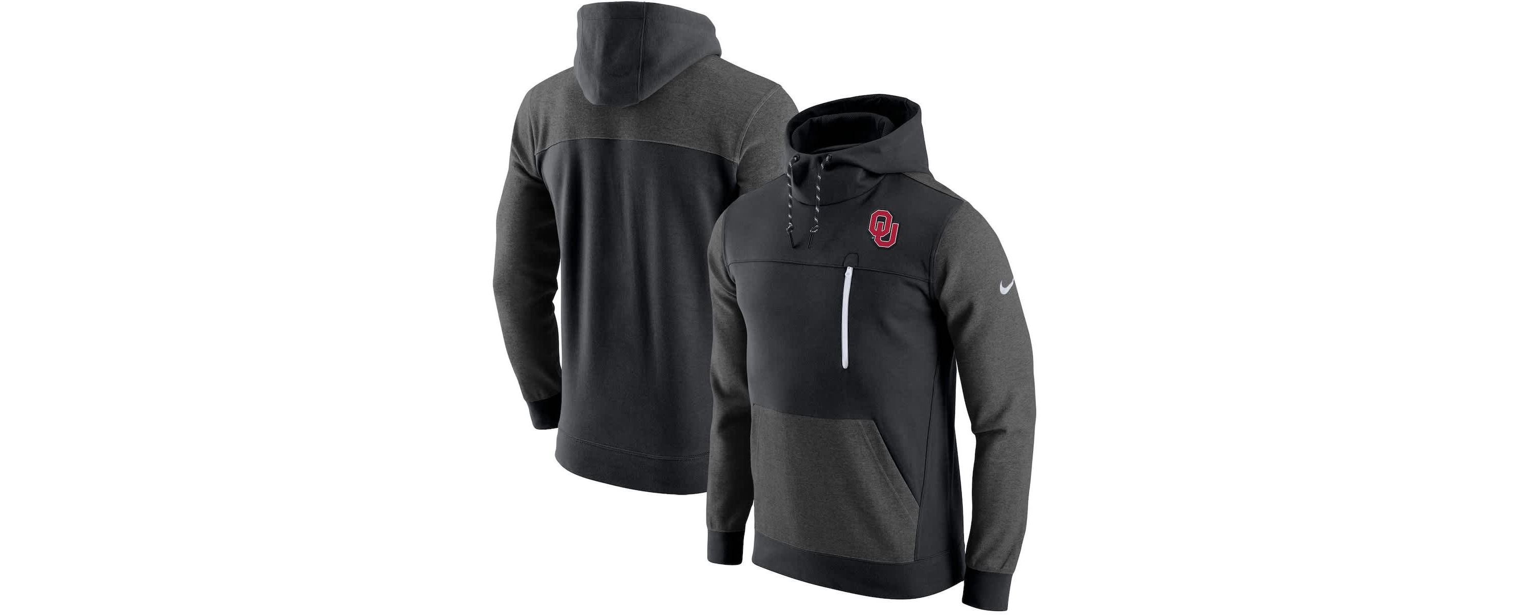 NCAA Nike Oklahoma Sooners AV-15 2.0 Slim Fit Pullover Hoodie