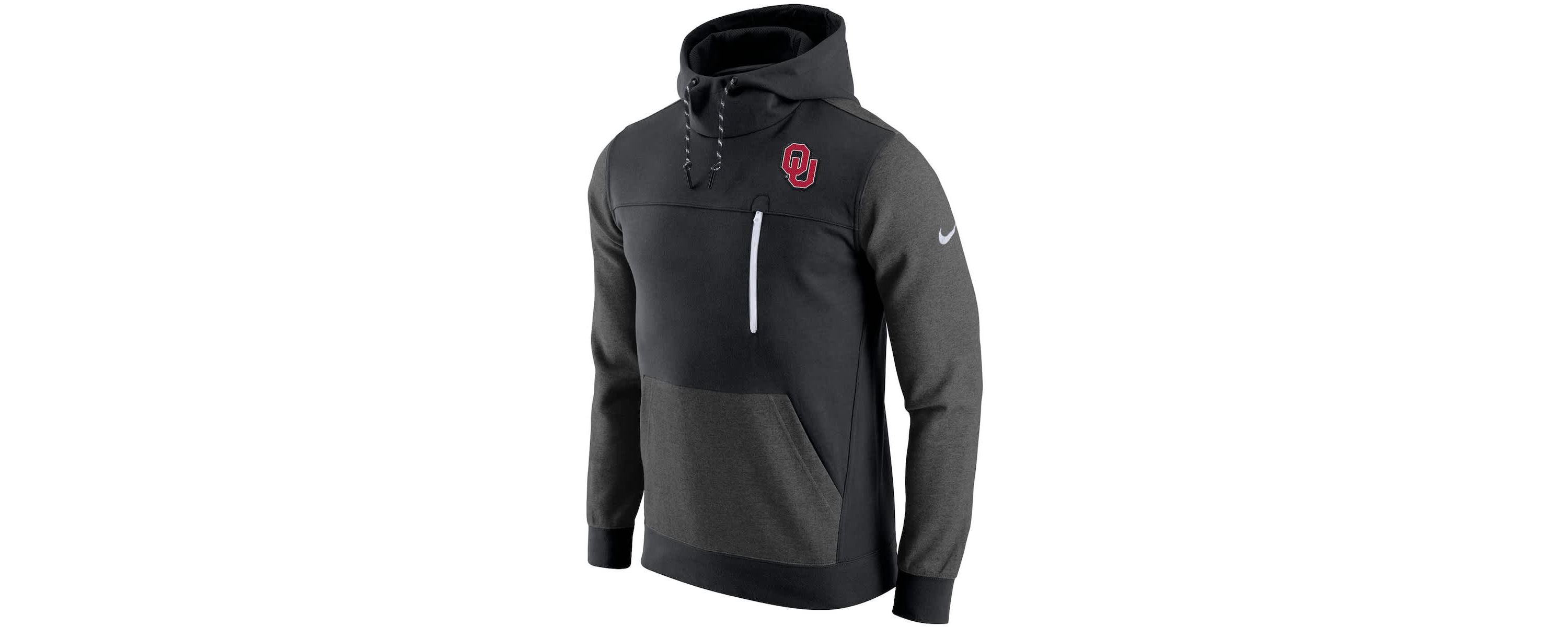 NCAA Nike Oklahoma Sooners AV-15 2.0 Slim Fit Pullover Hoodie