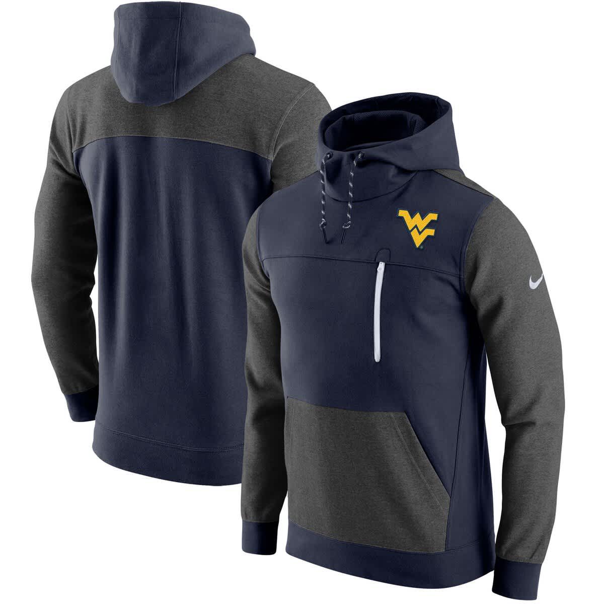 NCAA Nike West Virginia Mountaineers AV-15 2.0 Slim Fit Pullover Hoodie