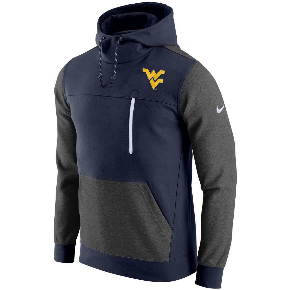 NCAA Nike West Virginia Mountaineers AV-15 2.0 Slim Fit Pullover Hoodie