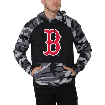 Boston Red Sox MLB Raglan Pullover Hoodie