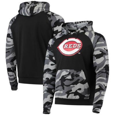 MLB Cincinnati Reds Raglan Pullover Hoodie