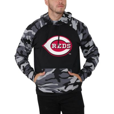 MLB Cincinnati Reds Raglan Pullover Hoodie