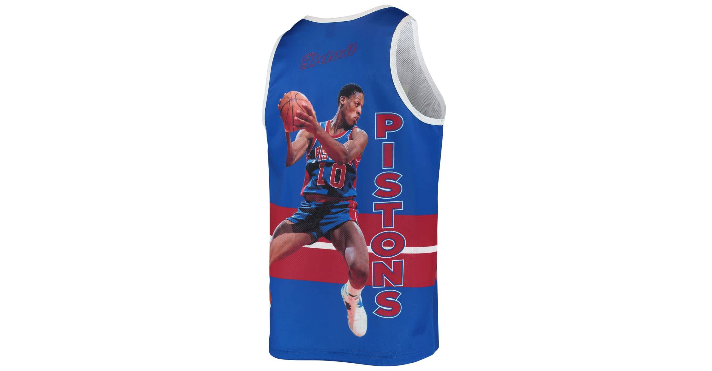 NBA Dennis Rodman Detroit Pistons Hardwood Classics Player Tank Top