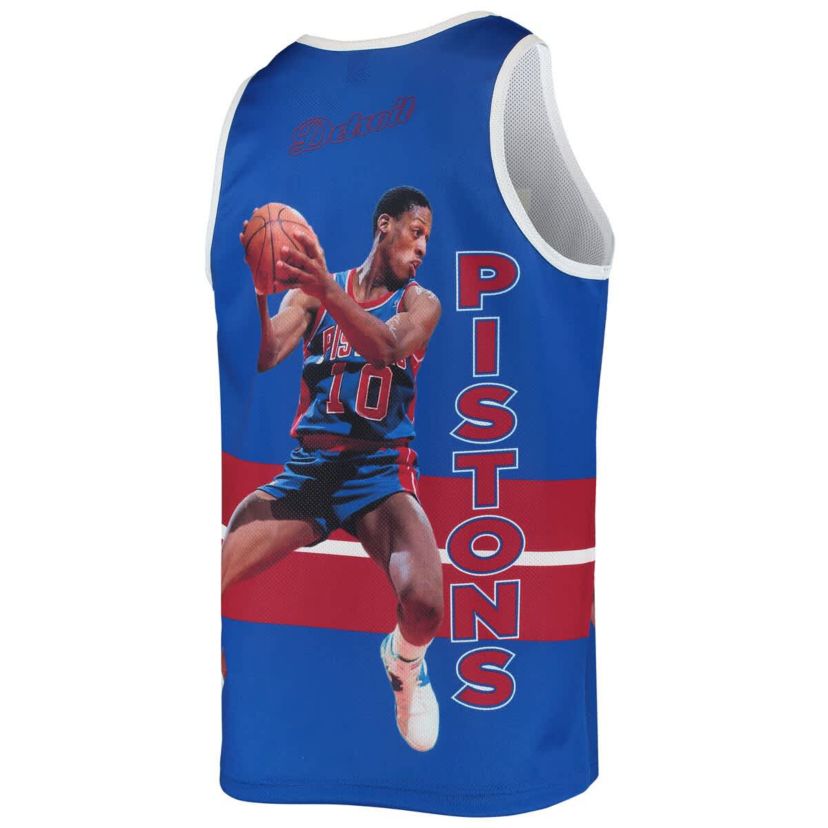 NBA Dennis Rodman Detroit Pistons Hardwood Classics Player Tank Top