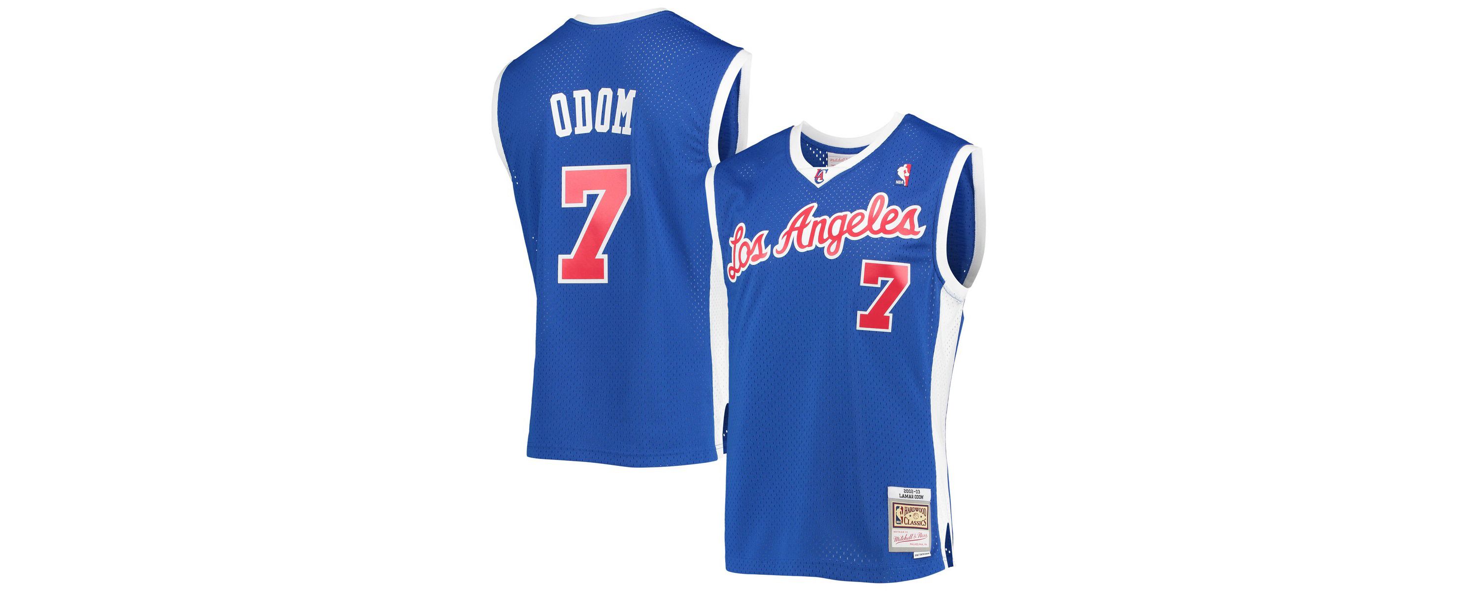 Los Angeles Clippers NBA Lamar Odom LA Clippers Hardwood Classics Swingman Jersey