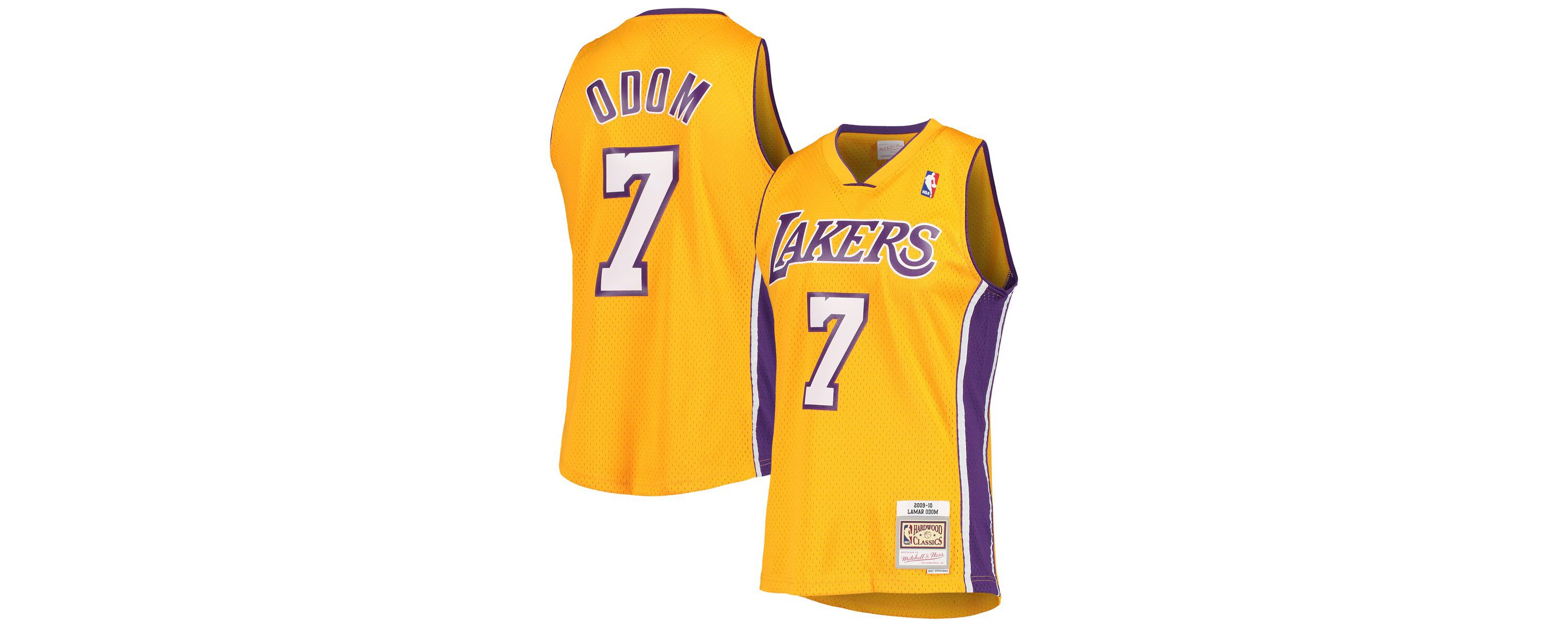 NBA Lamar Odom Los Angeles Lakers 2009/10 Hardwood Classics Swingman Jersey
