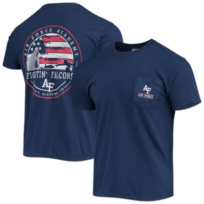 Image One Mens NCAA Air Force Falcons Campus Americana TShirt