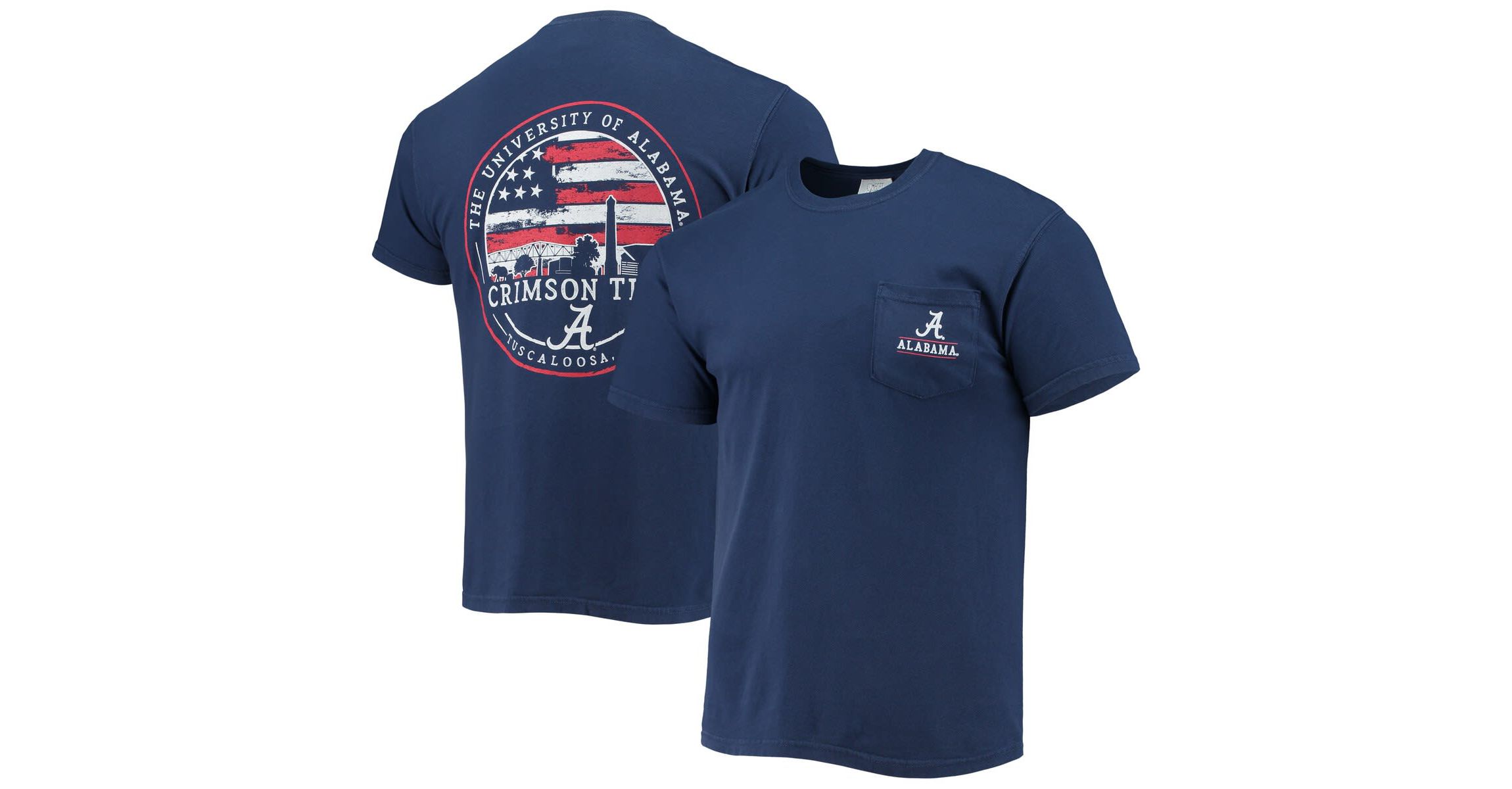 Alabama Crimson Tide NCAA Alabama Tide Campus Americana T-Shirt