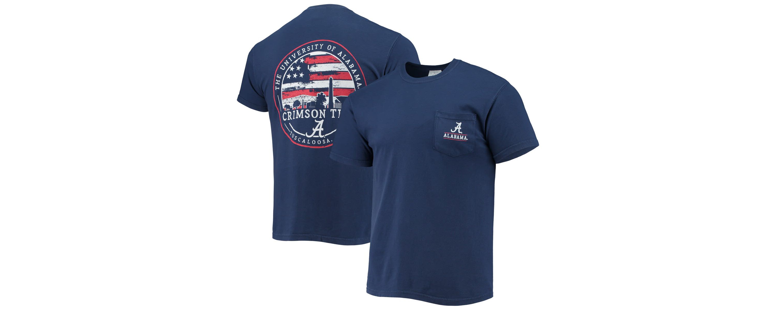 Alabama Crimson Tide NCAA Alabama Tide Campus Americana T-Shirt