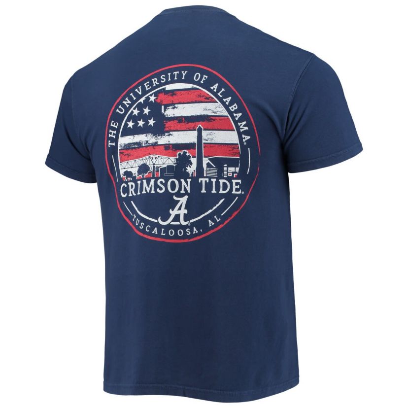 Alabama Crimson Tide NCAA Alabama Tide Campus Americana T-Shirt
