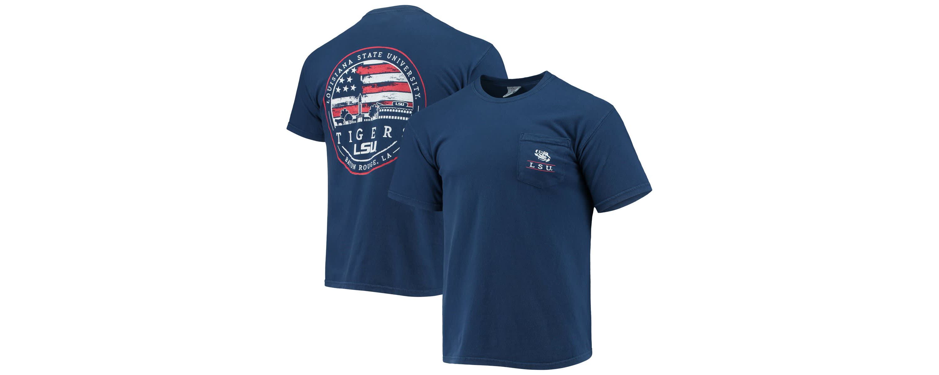 NCAA LSU Tigers Campus Americana T-Shirt