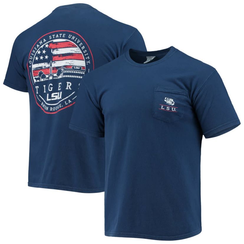 NCAA LSU Tigers Campus Americana T-Shirt