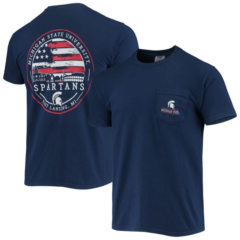 NCAA Michigan State Spartans Campus Americana T-Shirt