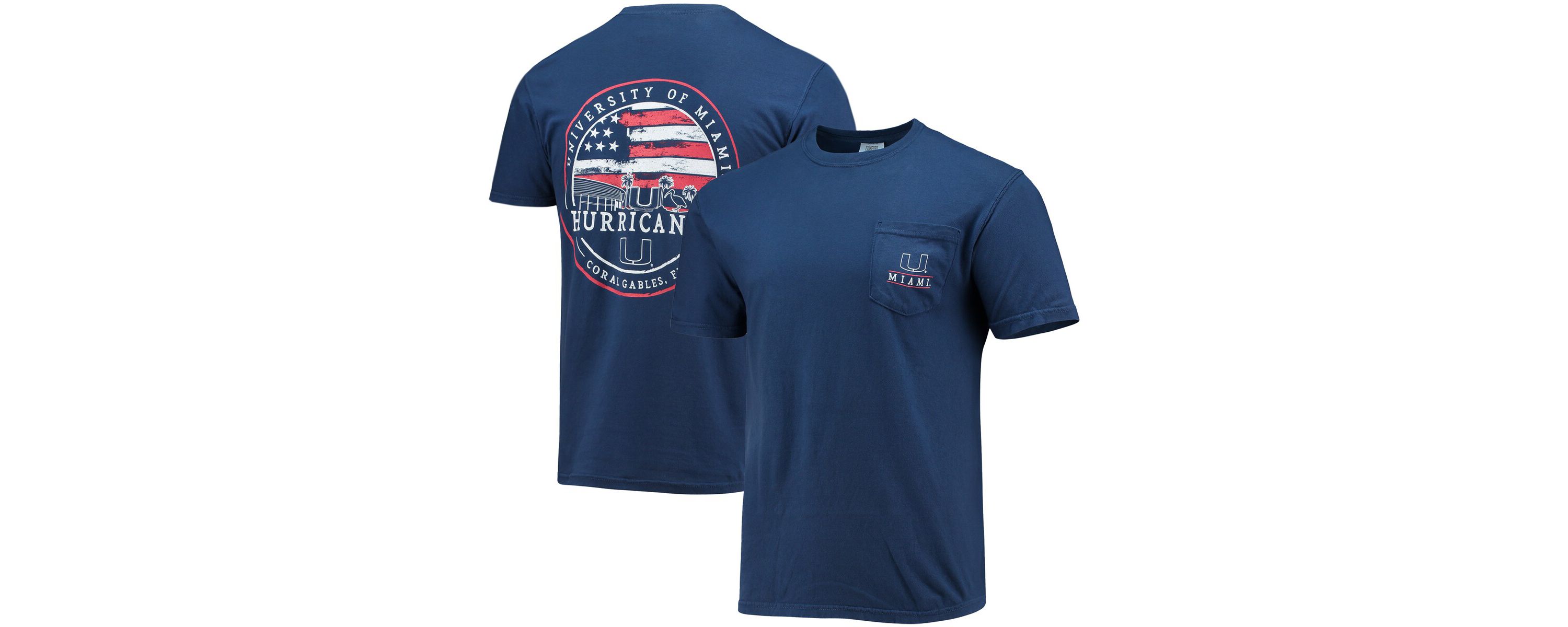 Miami (FL) Hurricanes NCAA Miami Hurricanes Campus Americana T-Shirt