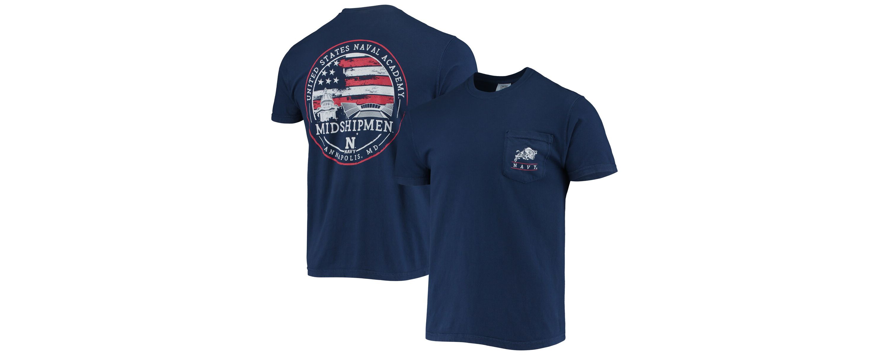 Navy Midshipmen NCAA Midshipmen Campus Americana T-Shirt