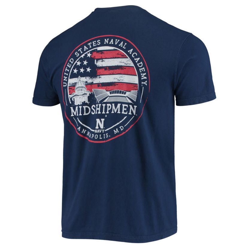 Navy Midshipmen NCAA Midshipmen Campus Americana T-Shirt