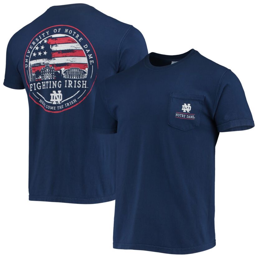 NCAA Notre Dame Fighting Irish Campus Americana T-Shirt