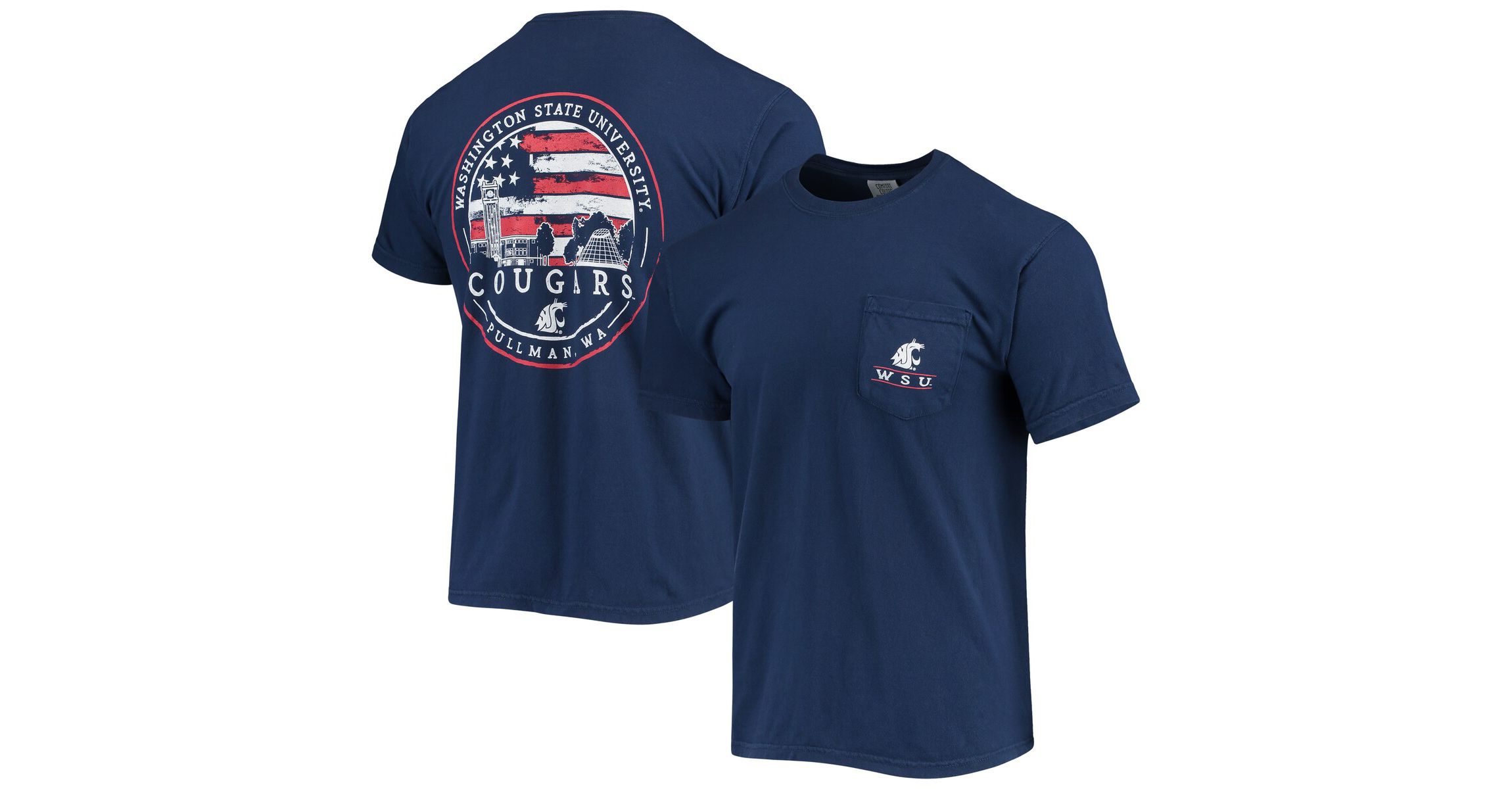 NCAA Washington State Cougars Campus Americana T-Shirt