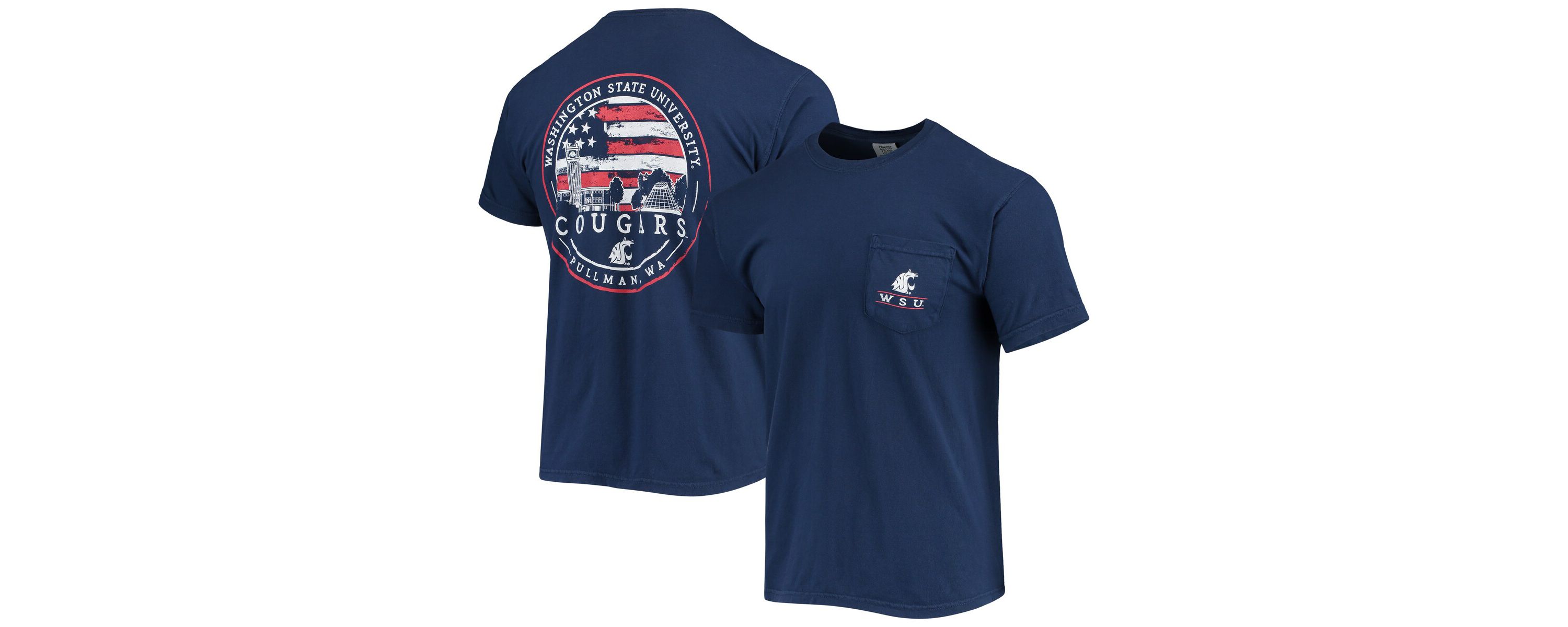 NCAA Washington State Cougars Campus Americana T-Shirt