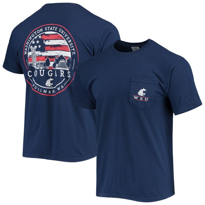 NCAA Washington State Cougars Campus Americana T-Shirt