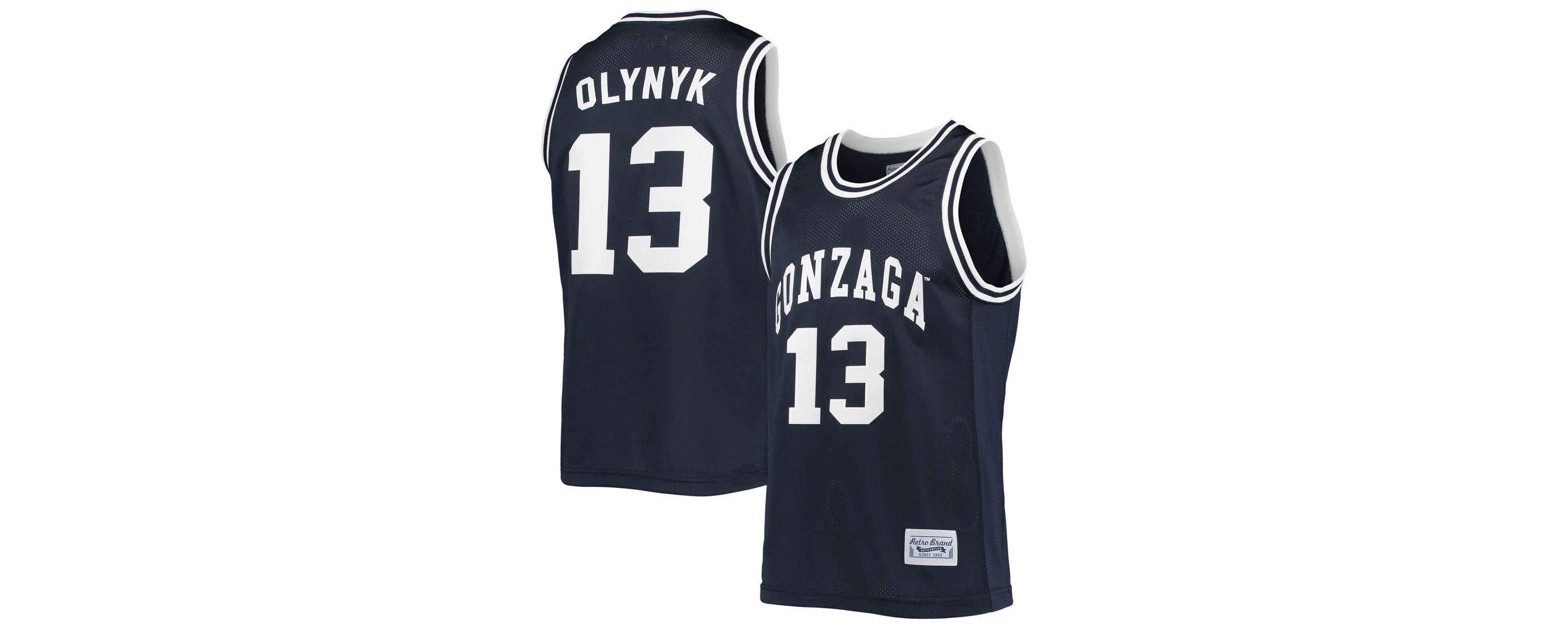 Gonzaga University Bulldogs NCAA Kelly Olynyk Gonzaga Bulldogs Alumni Commemorative Classic Basketball Jersey