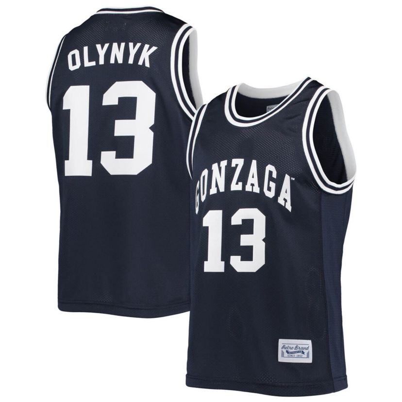 Gonzaga University Bulldogs NCAA Kelly Olynyk Gonzaga Bulldogs Alumni Commemorative Classic Basketball Jersey