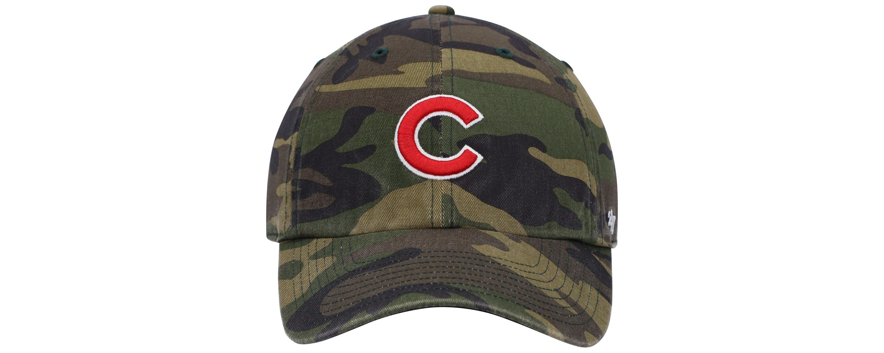 MLB Chicago Cubs Logo Clean Up Adjustable Hat