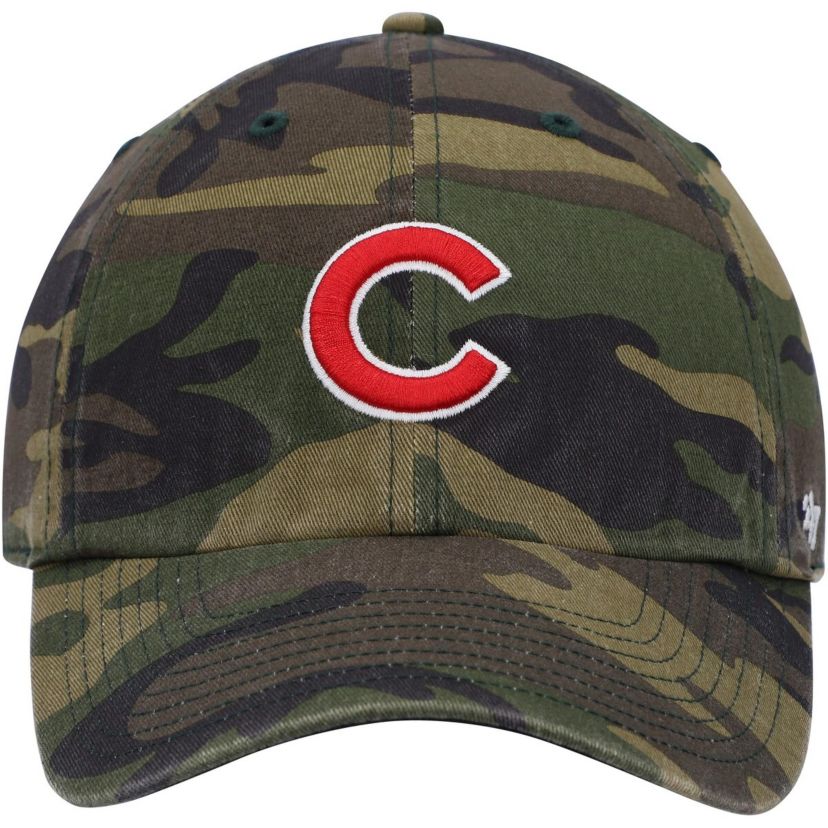 MLB Chicago Cubs Logo Clean Up Adjustable Hat
