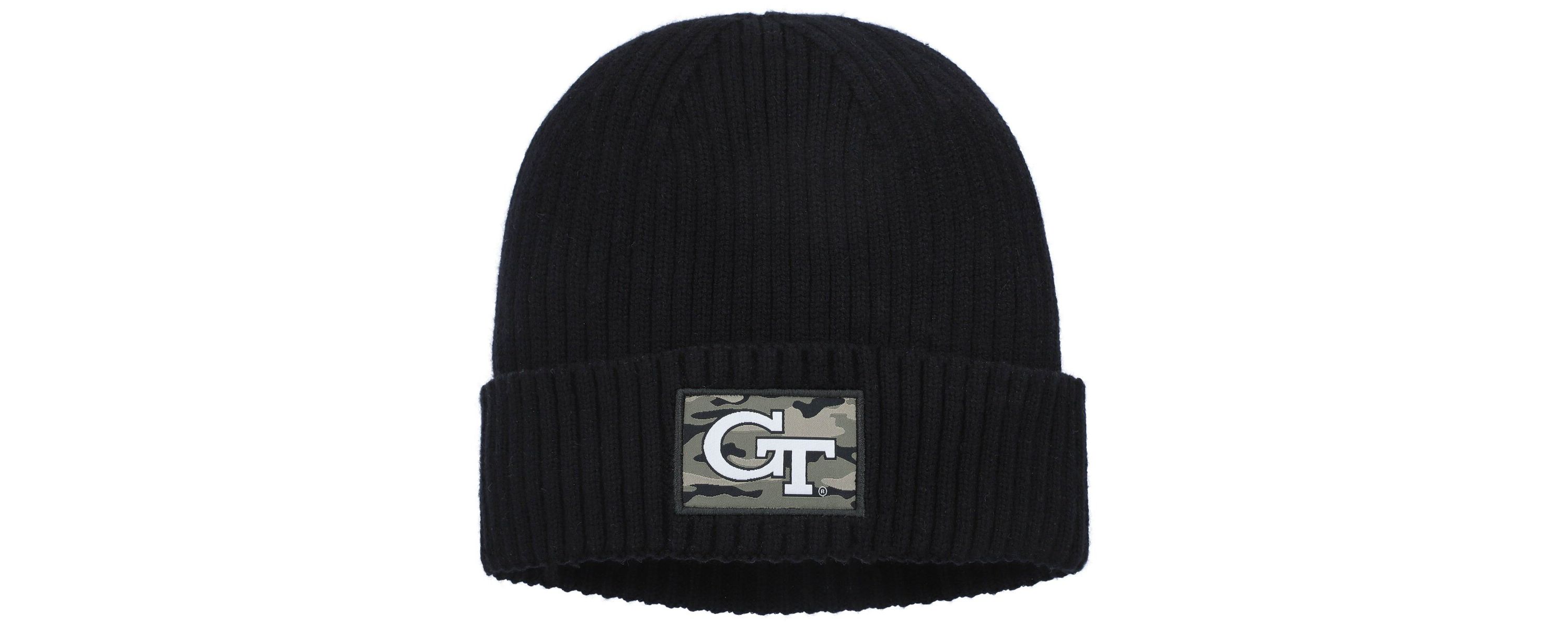 Georgia Tech Yellow Jackets NCAA Georgia Tech Jackets Military Appreciation Cuffed Knit Hat