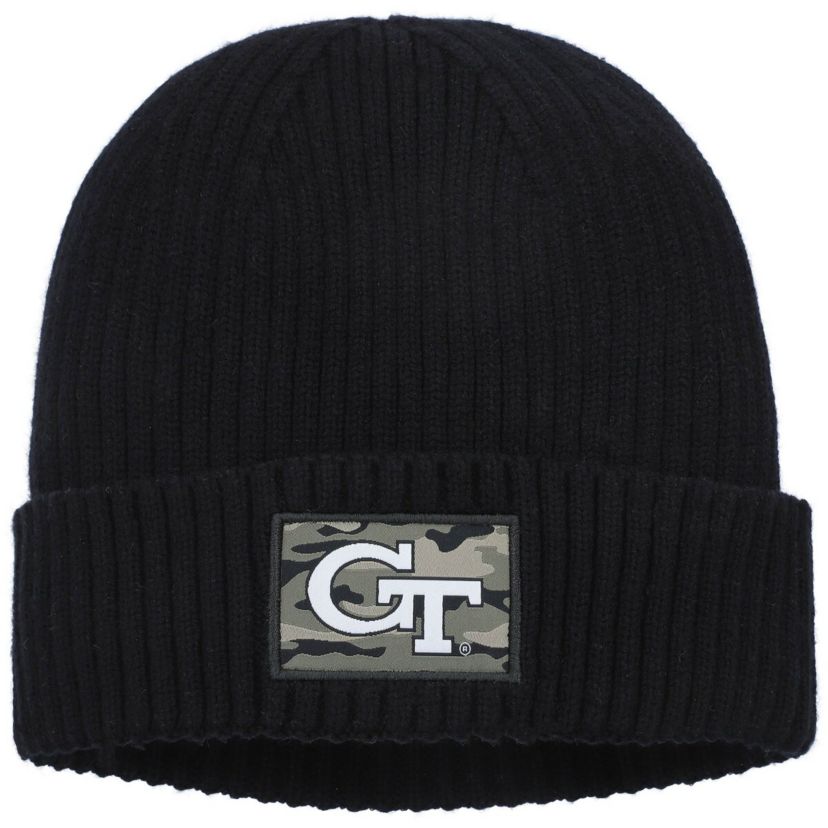 Georgia Tech Yellow Jackets NCAA Georgia Tech Jackets Military Appreciation Cuffed Knit Hat
