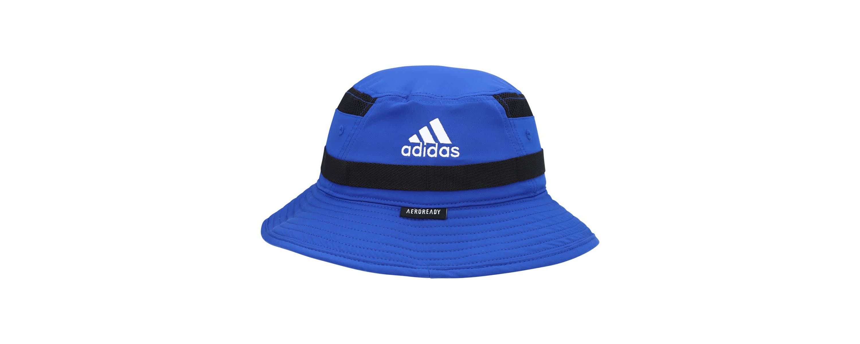 NCAA Kansas Jayhawks 2021 Sideline AEROREADY Bucket Hat