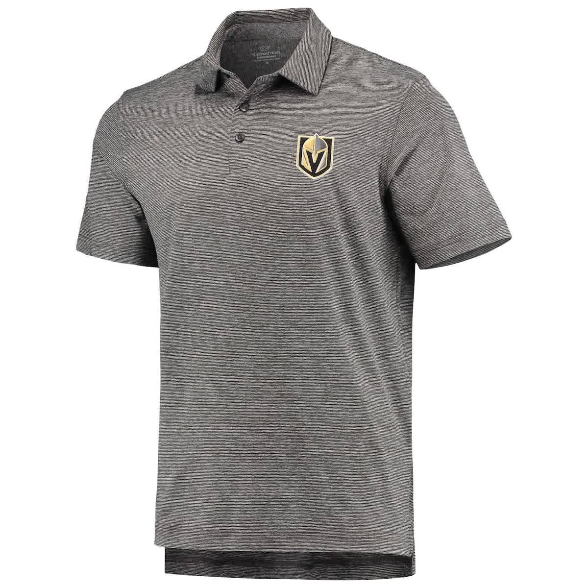 NHL Vineyard Vines Vegas Golden Knights Destin Stripe Polo