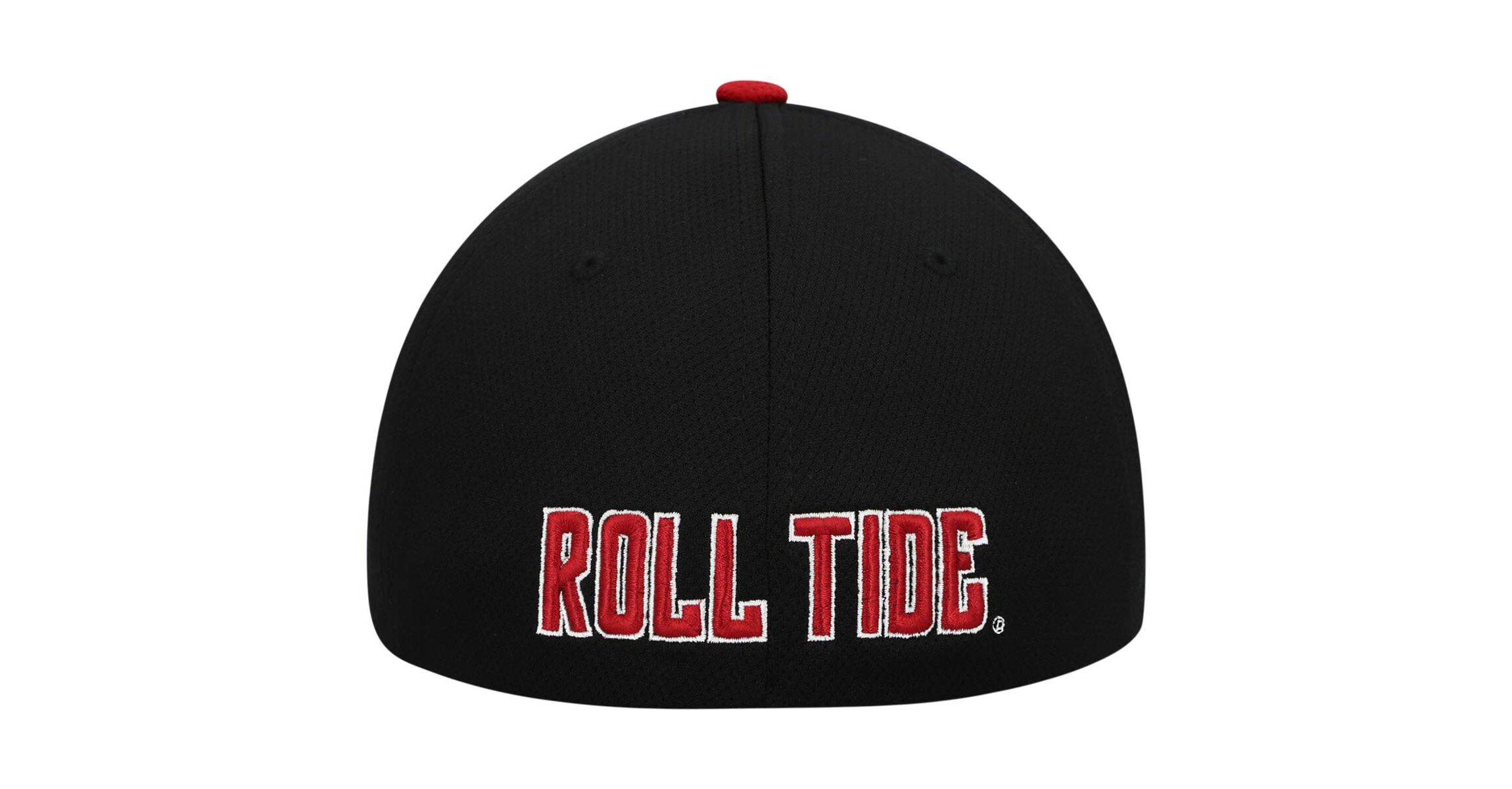 Alabama Crimson Tide NCAA Black/Crimson Alabama Tide Two-Tone Reflex Hybrid Tech Flex Hat