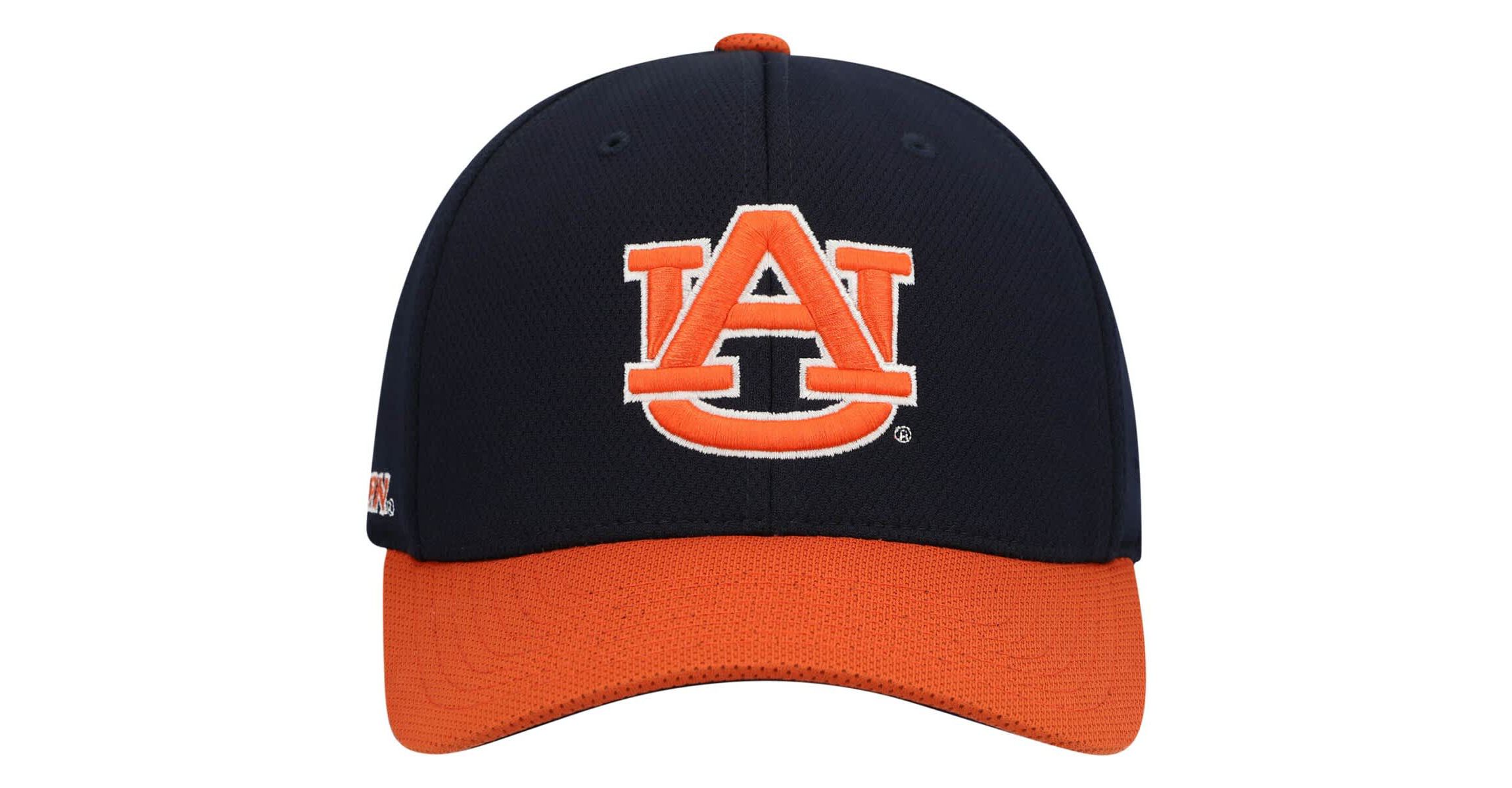 NCAA Navy/Orange Auburn Tigers Two-Tone Reflex Hybrid Tech Flex Hat