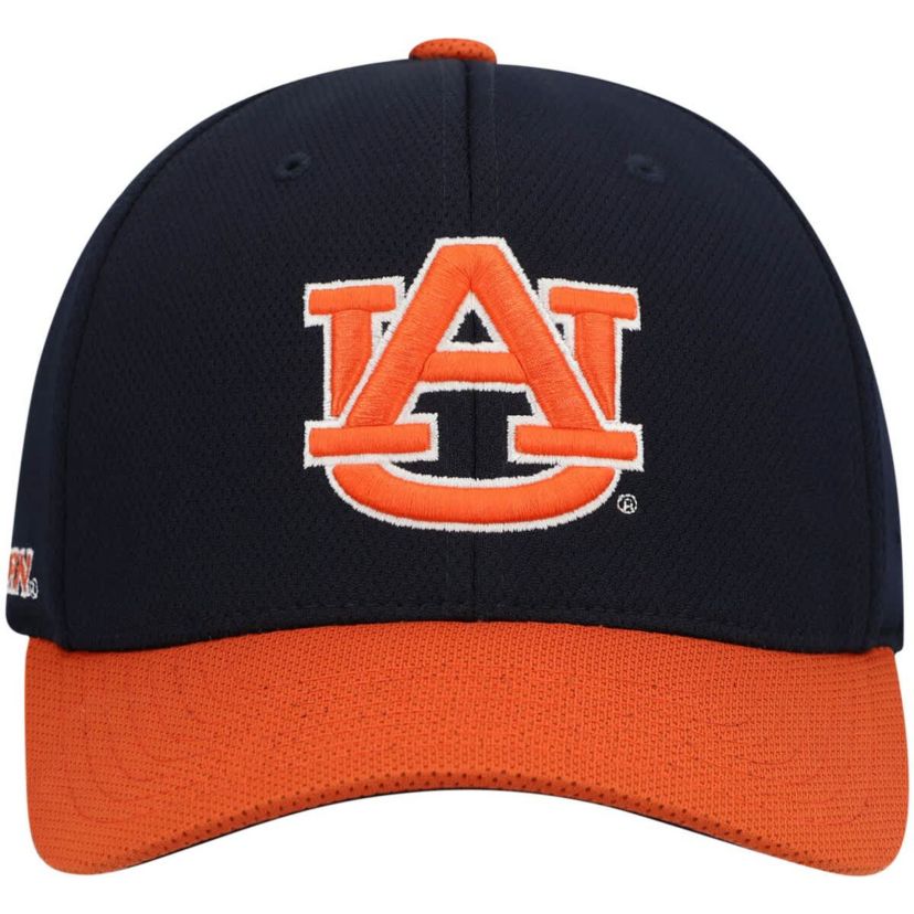 NCAA Navy/Orange Auburn Tigers Two-Tone Reflex Hybrid Tech Flex Hat