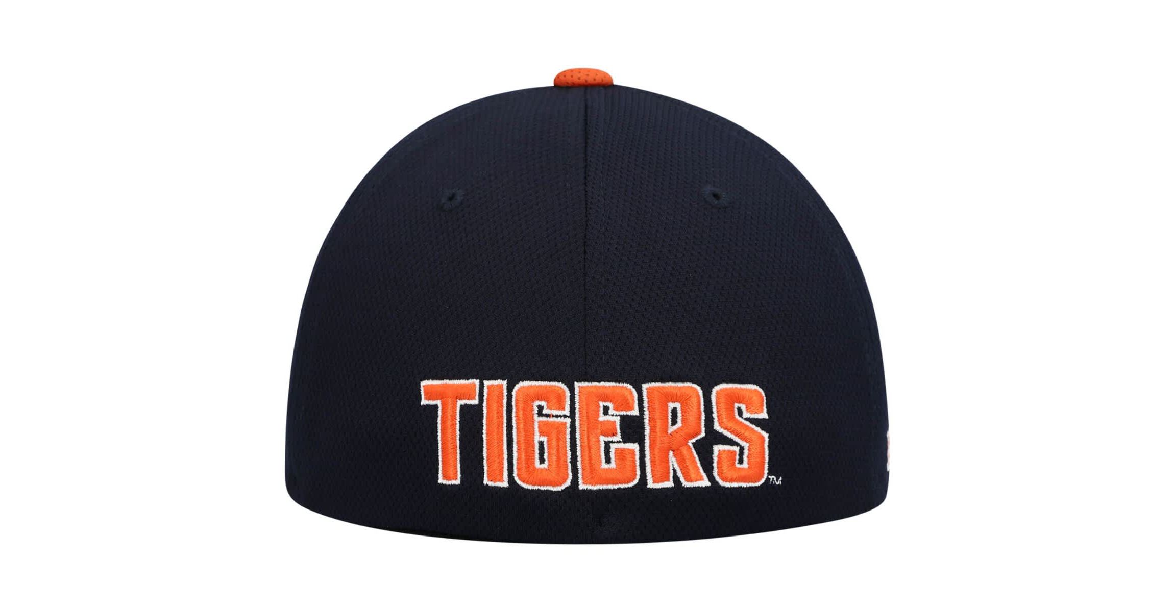 NCAA Navy/Orange Auburn Tigers Two-Tone Reflex Hybrid Tech Flex Hat