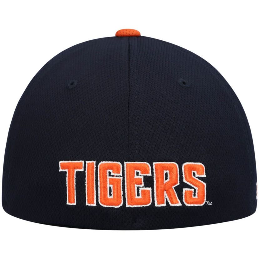 NCAA Navy/Orange Auburn Tigers Two-Tone Reflex Hybrid Tech Flex Hat