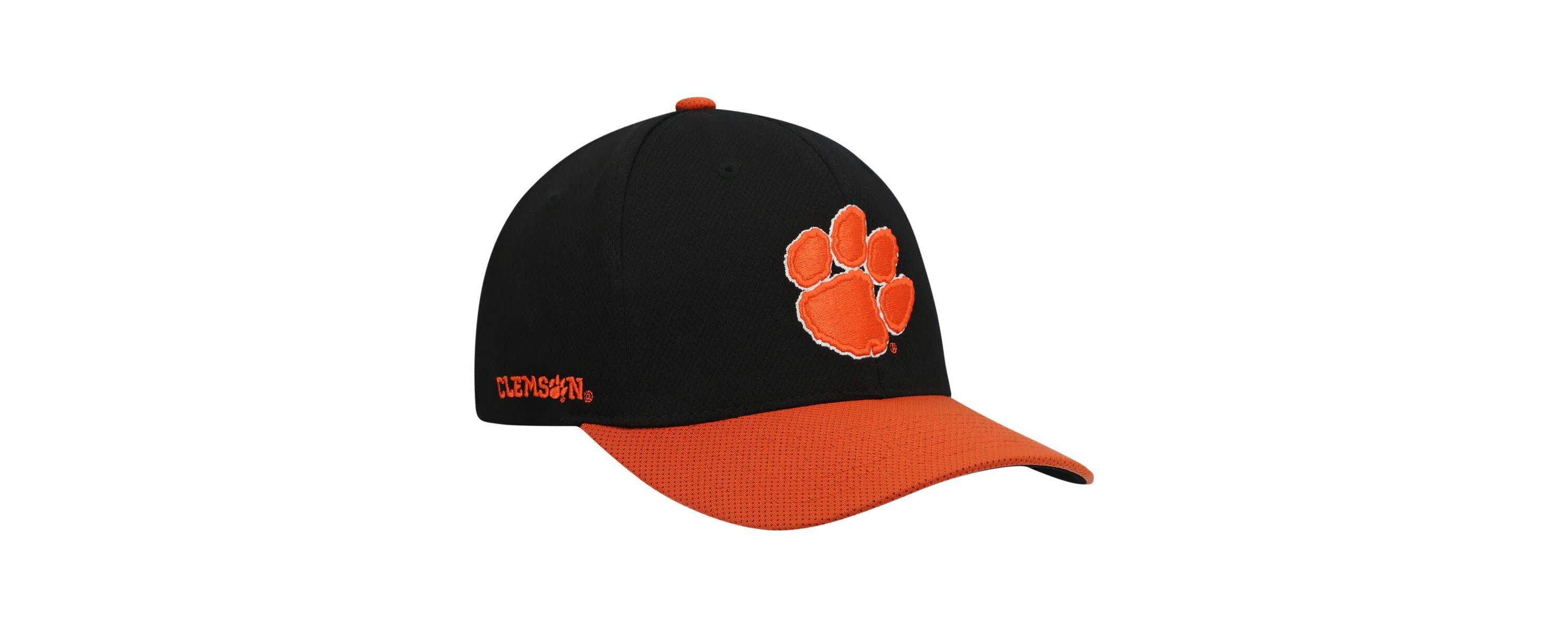 NCAA Black/Orange Clemson Tigers Two-Tone Reflex Hybrid Tech Flex Hat