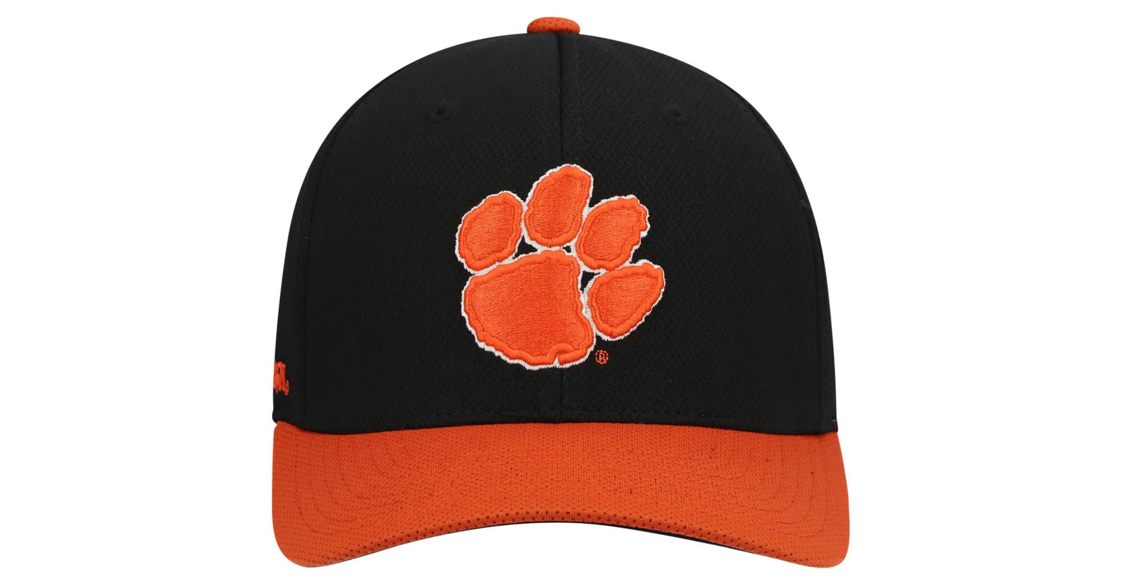 NCAA Black/Orange Clemson Tigers Two-Tone Reflex Hybrid Tech Flex Hat