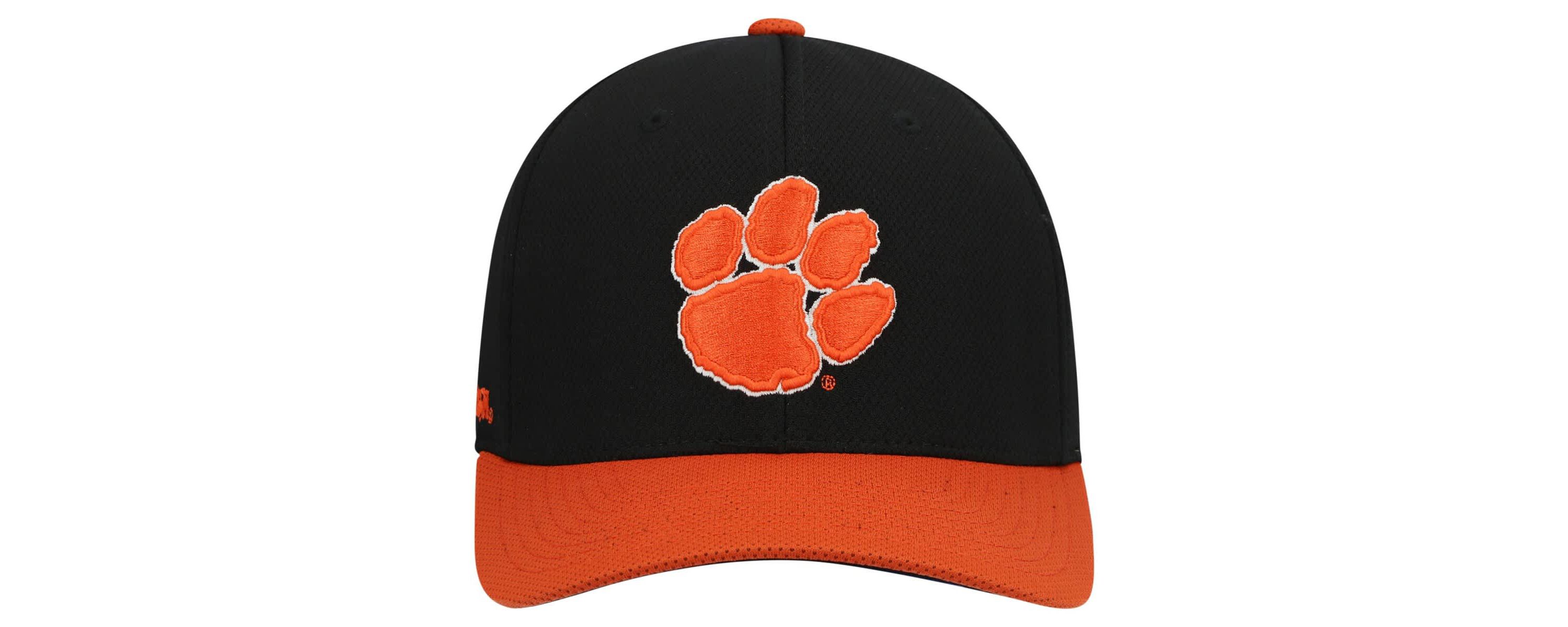 NCAA Black/Orange Clemson Tigers Two-Tone Reflex Hybrid Tech Flex Hat