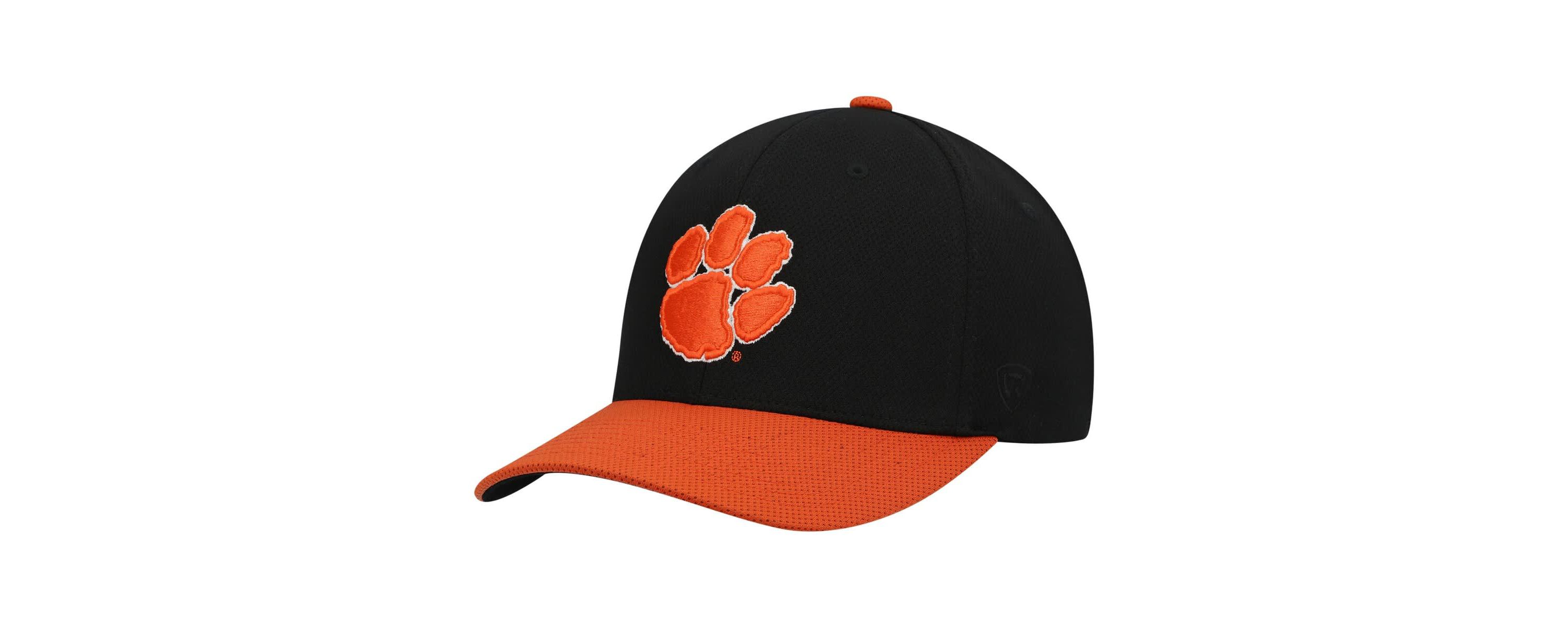NCAA Black/Orange Clemson Tigers Two-Tone Reflex Hybrid Tech Flex Hat