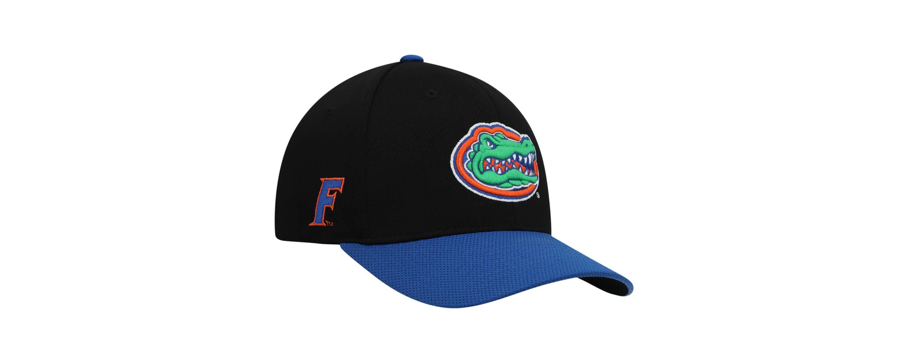 NCAA Black/Royal Florida Gators Two-Tone Reflex Hybrid Tech Flex Hat