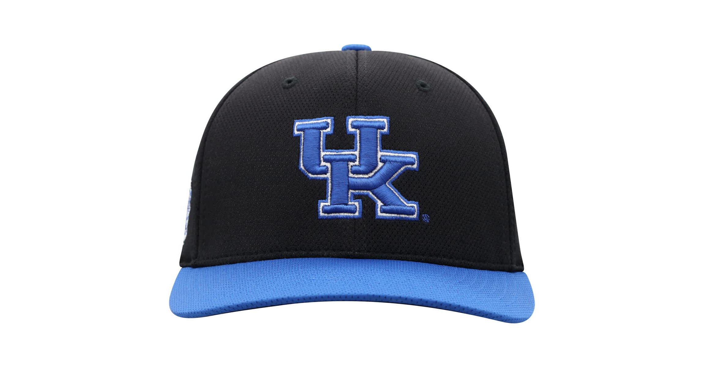 NCAA Black/Royal Kentucky Wildcats Two-Tone Reflex Hybrid Tech Flex Hat
