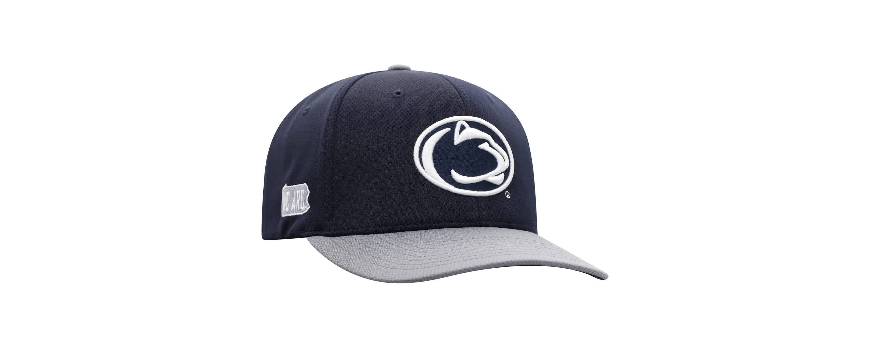 NCAA Navy/Gray Penn State Nittany Lions Two-Tone Reflex Hybrid Tech Flex Hat