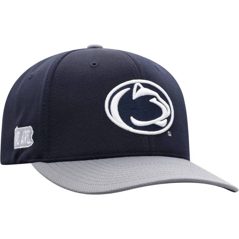 NCAA Navy/Gray Penn State Nittany Lions Two-Tone Reflex Hybrid Tech Flex Hat