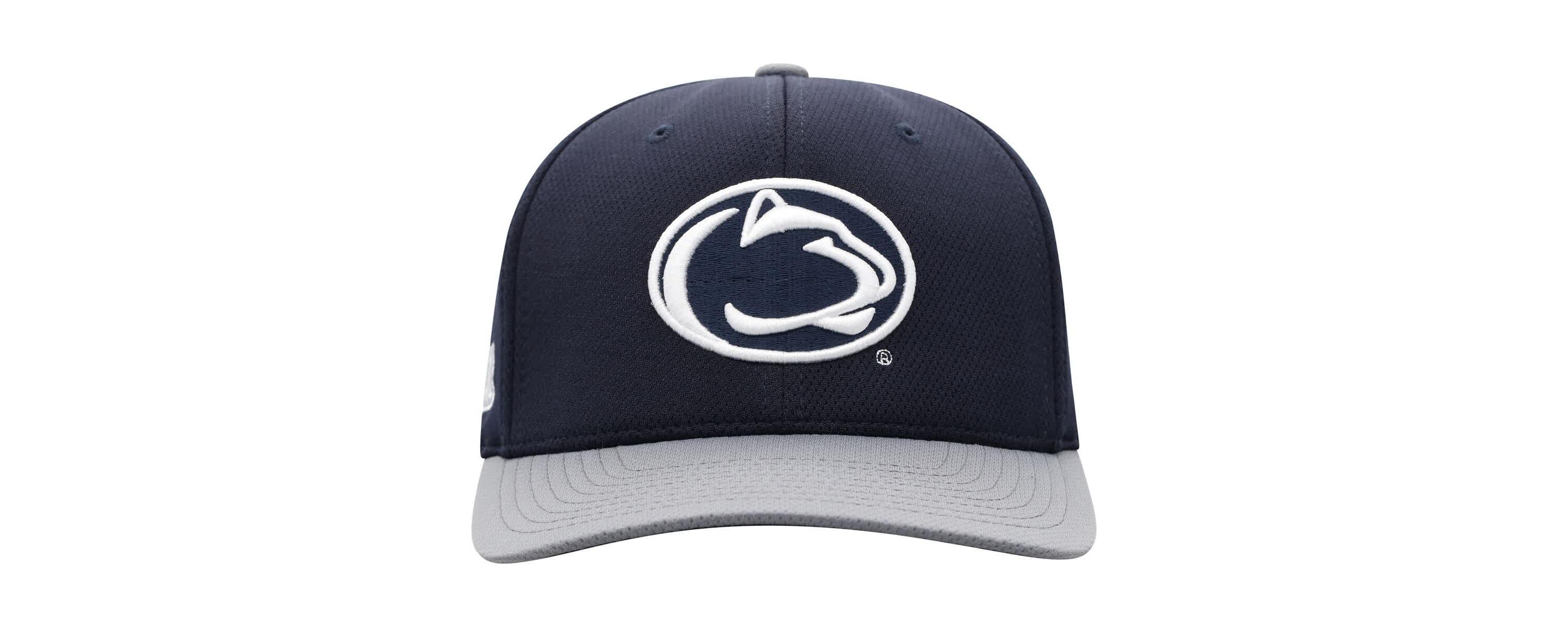 NCAA Navy/Gray Penn State Nittany Lions Two-Tone Reflex Hybrid Tech Flex Hat